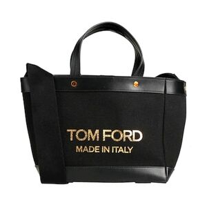 Tom Ford Black Tote with Gold Details